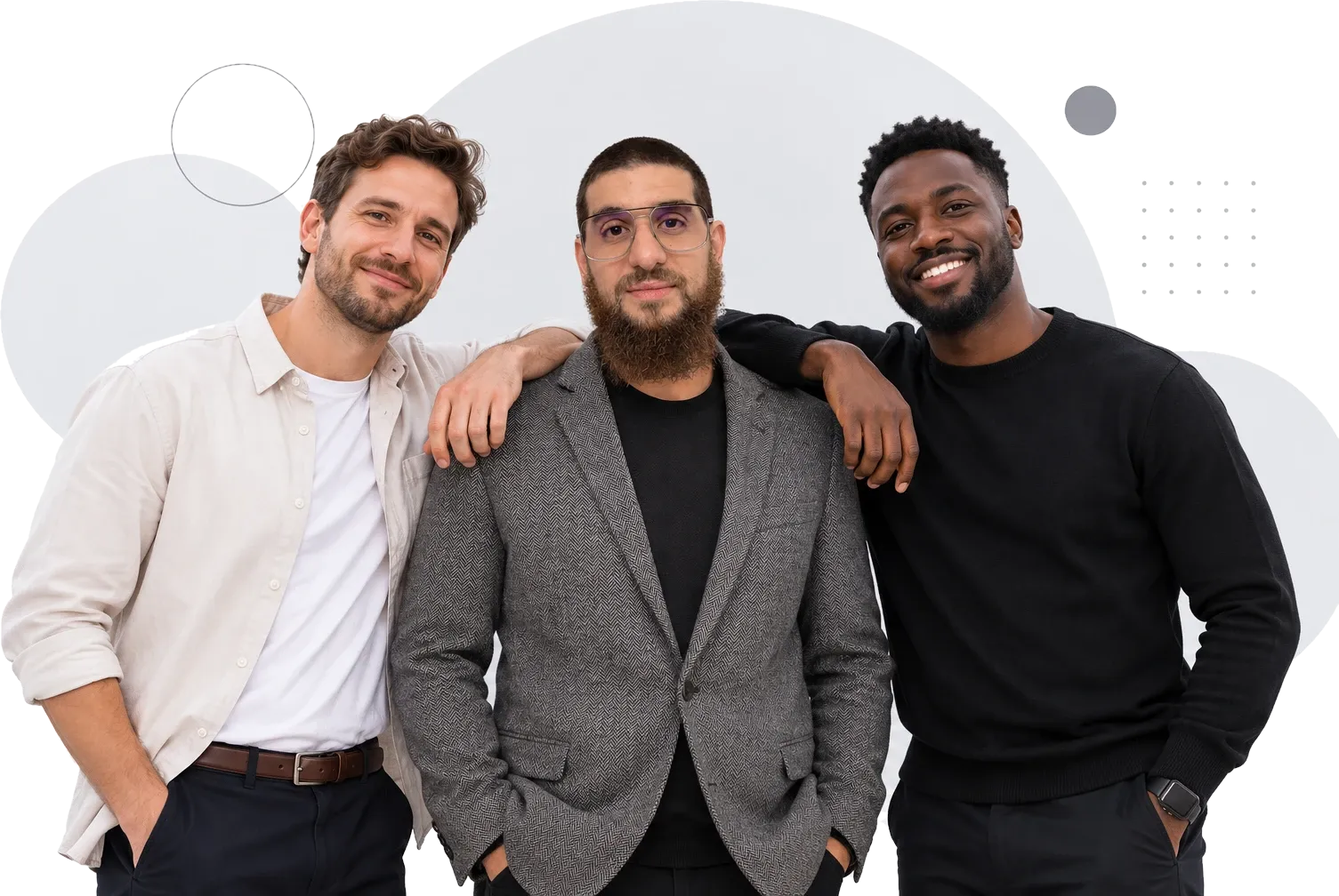 The three developers behind Craft Software Consulting